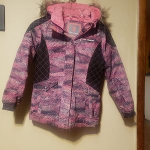 Girls Free Country Hooded Coat Size M